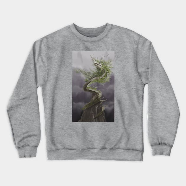 Tree Dragon Crewneck Sweatshirt by WTW